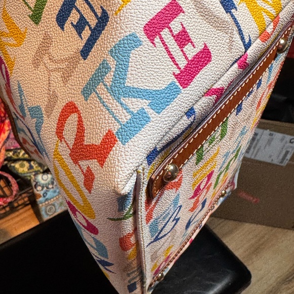 Dooney & Bourke Colorful Lettered Tote - Picture 4 of 10